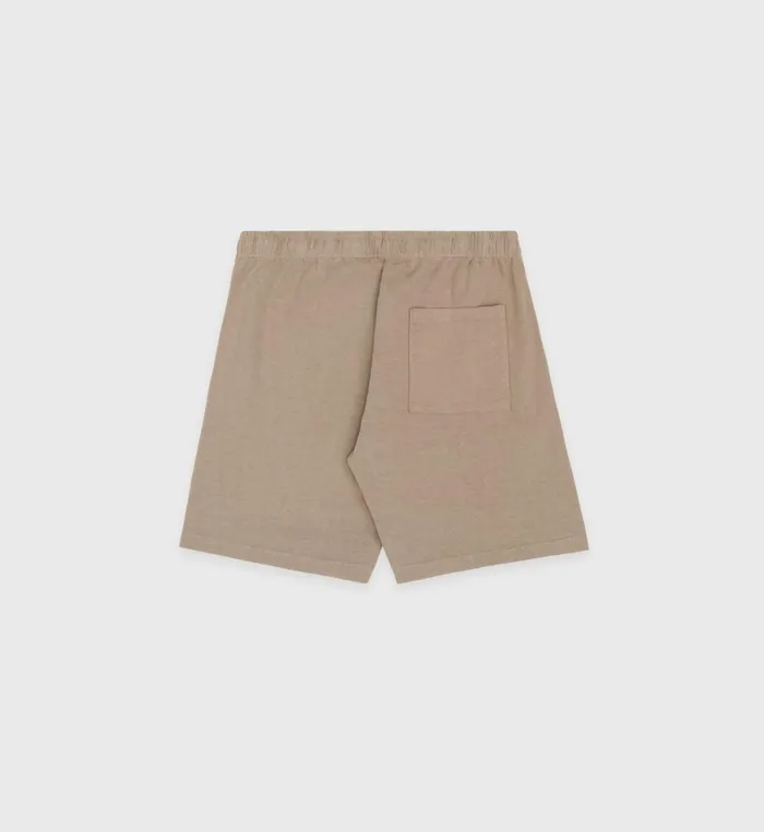 Shorts Men Sporty and Rich Made In USA Gym Short 8211 EspressoWhite