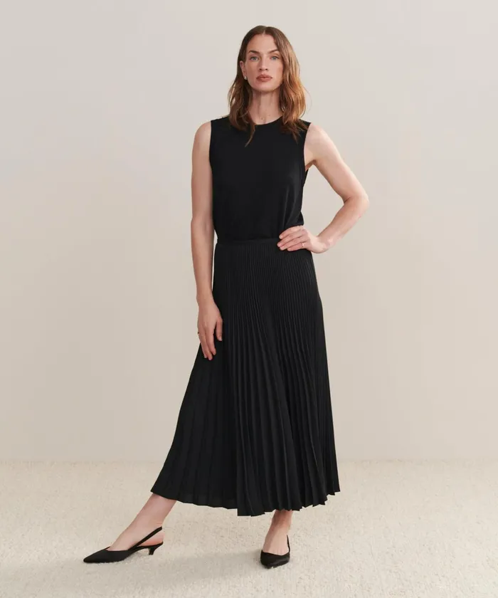 Skirts Women Jenni Kayne Pleated Skirt Black Black
