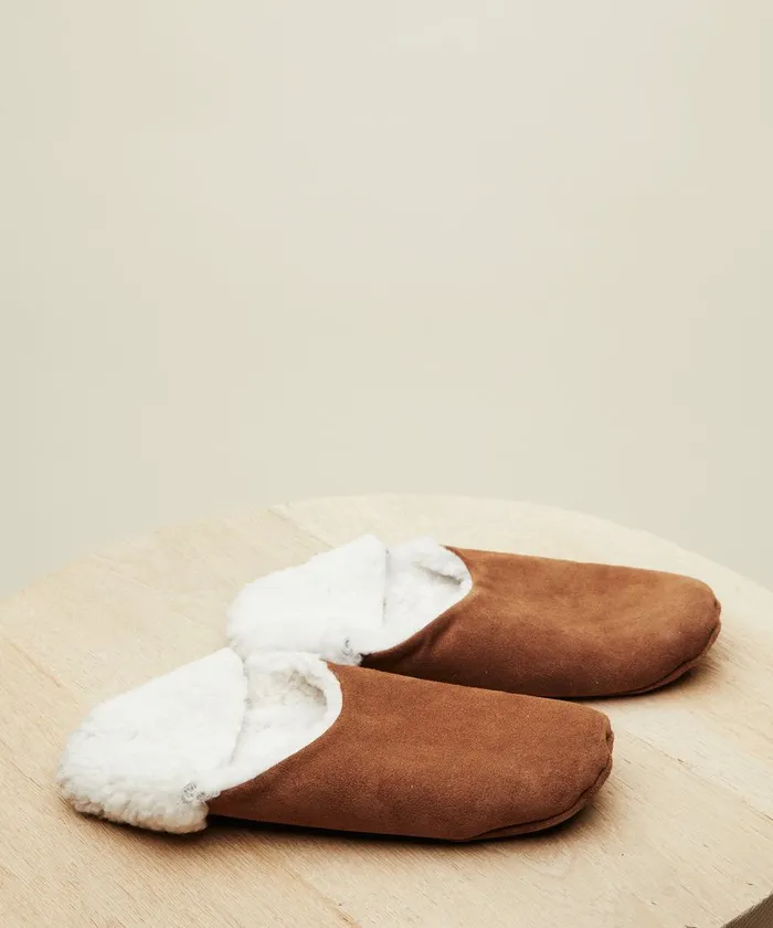 Slippers Women Jenni Kayne Suede Moroccan Slipper Saddle