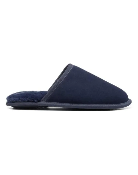 Slumber Slippers Navy Mens Hotter Slippers