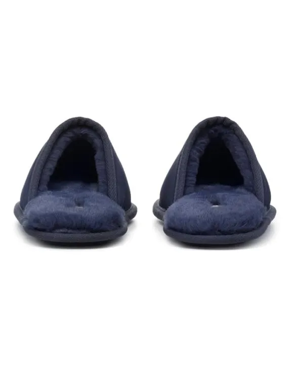 Slumber Slippers Navy Mens Hotter Slippers