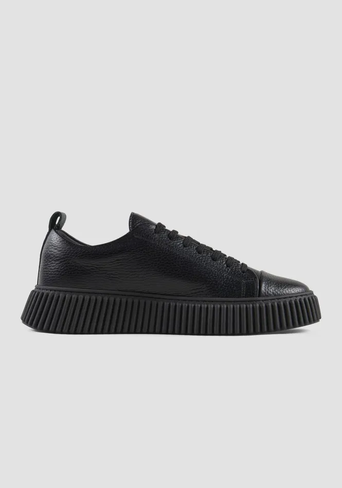 Sneakers Men Antony Morato Allen Sneakers In Black Leather Black