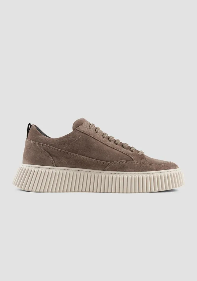 Sneakers Men Antony Morato Zane Sneakers In Suede Beige