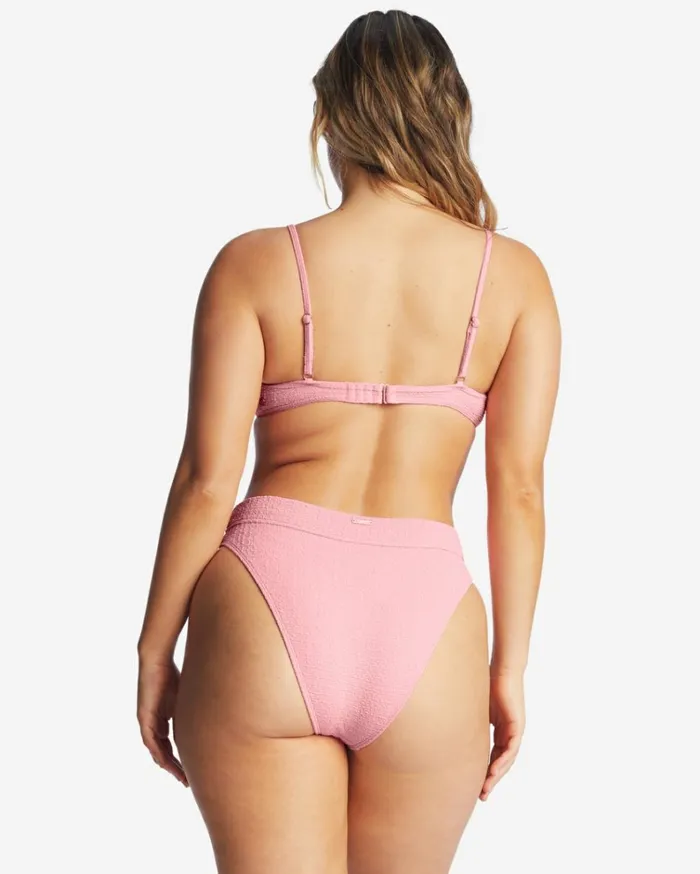 So Dazed Maui Rider HighWaisted Bikini Bottoms Pink Sunset Women Billabong Bikinis