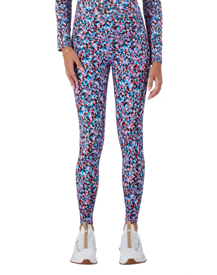 Soft Touch 78 Leggings Print 25034 Apres C Mini Geo Multi Women Champion Leggings