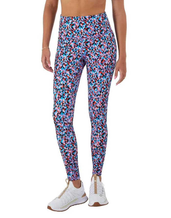 Soft Touch 78 Leggings Print 25034 Apres C Mini Geo Multi Women Champion Leggings