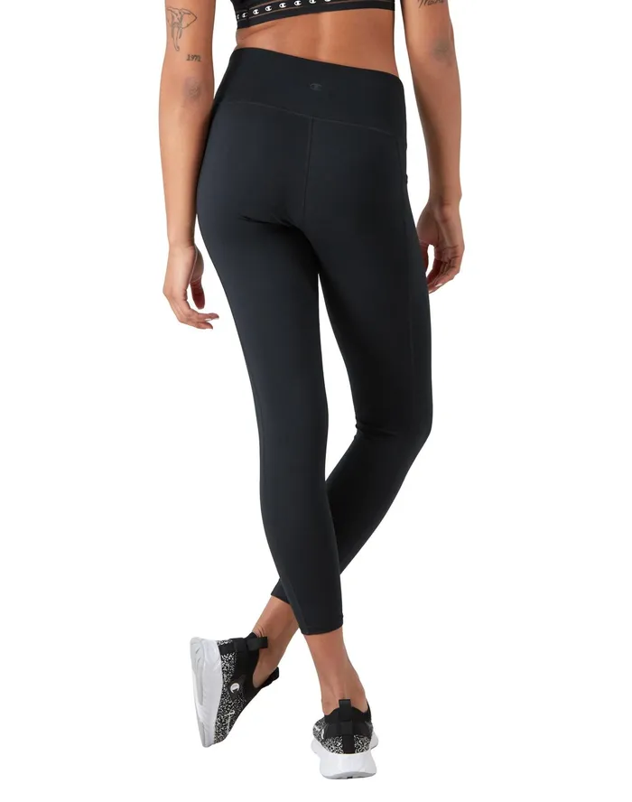 Soft Touch Period Leggings Moisture Wicking Anti Odor 25034 Black Women Champion Leggings