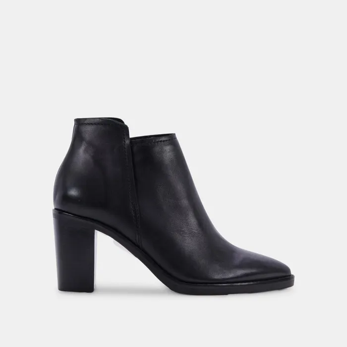 Spade Booties Black Leather Women Dolce Vita Boots and Booties