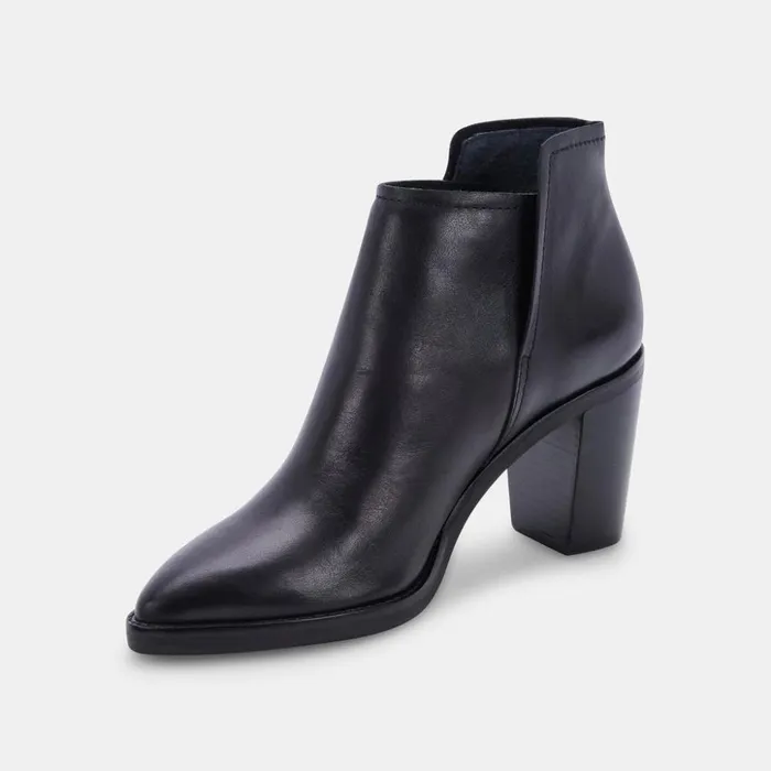 Spade Booties Black Leather Women Dolce Vita Boots and Booties