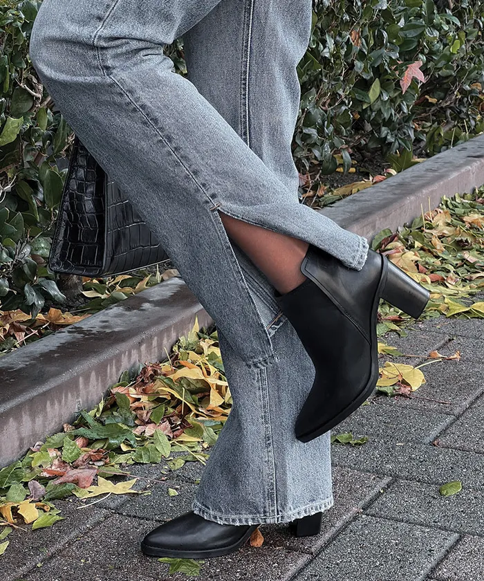Spade Booties Black Leather Women Dolce Vita Boots and Booties