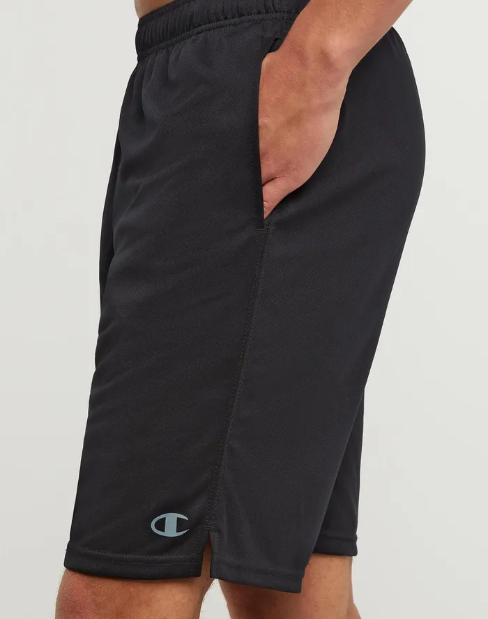 Sport Shorts Moisture Wicking 10034 Black Men Champion Shorts