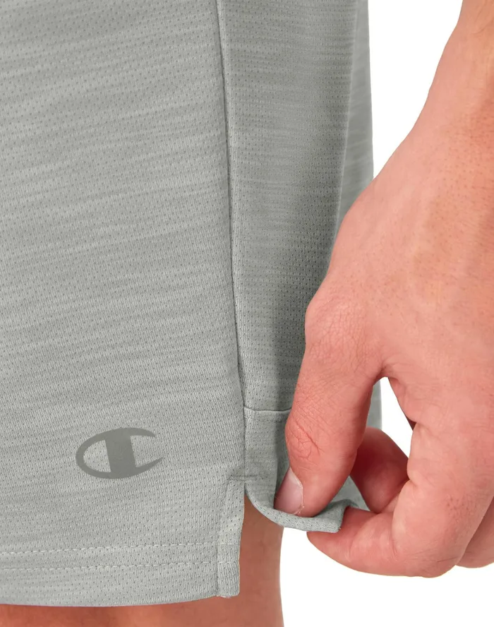 Sport Shorts Moisture Wicking 7034 Oxford Grey Men Champion Shorts