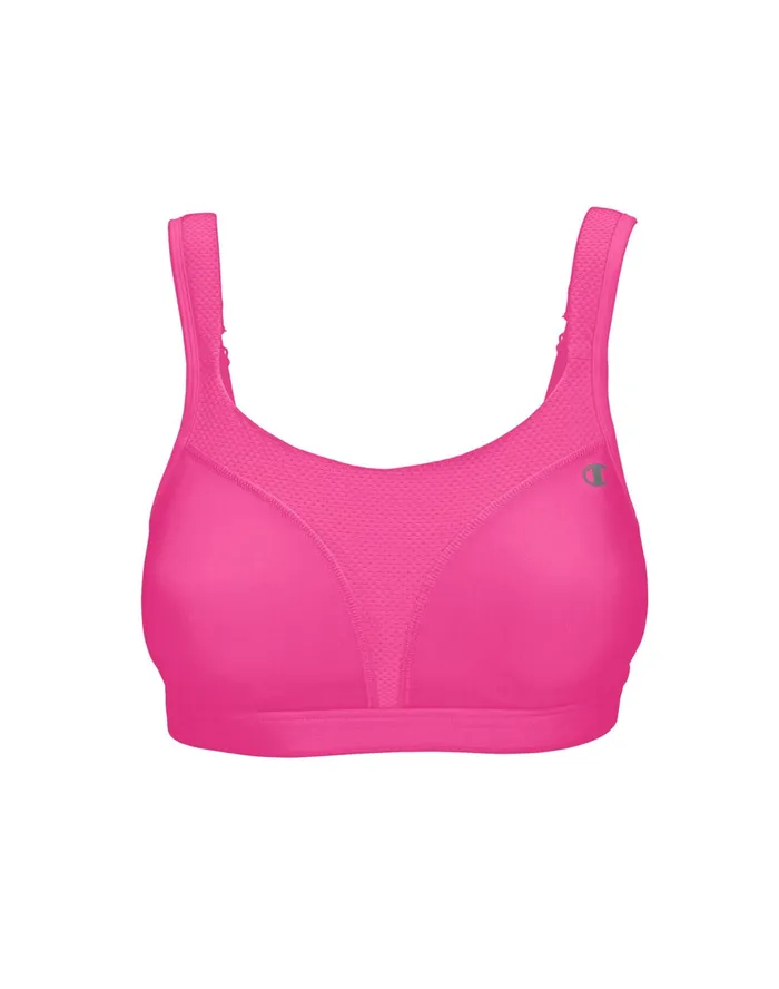 Spot Comfort HighImpact Sports Bra C Logo Pinksicle Women Champion Sports Bras and Bralettes