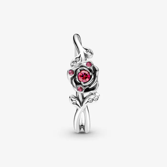 Stackable Rings Women Pandora Disney Beauty And The Beast Rose Ring