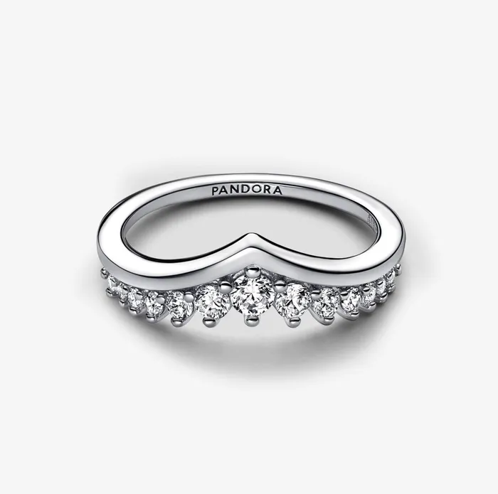 Stackable Rings Women Pandora Online Timeless Wish Floating Pav Ring Sterling Silver