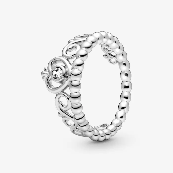 Stackable Rings Women Pandora Princess Tiara Crown Ring