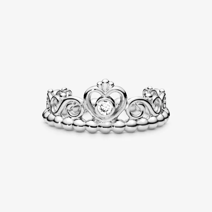 Stackable Rings Women Pandora Princess Tiara Crown Ring
