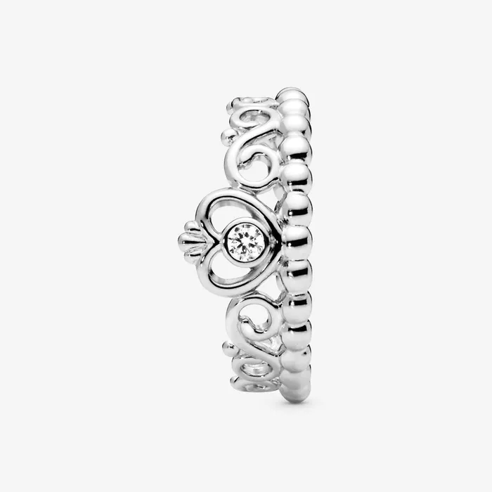 Stackable Rings Women Pandora Princess Tiara Crown Ring