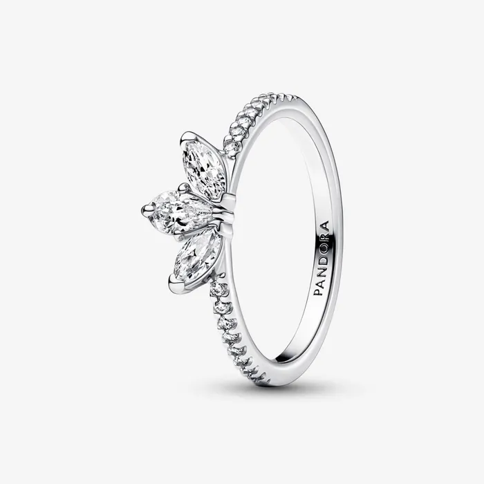 Stackable Rings Women Pandora Sparkling Herbarium Cluster Ring Sterling Silver