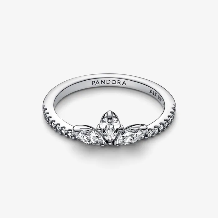 Stackable Rings Women Pandora Sparkling Herbarium Cluster Ring Sterling Silver