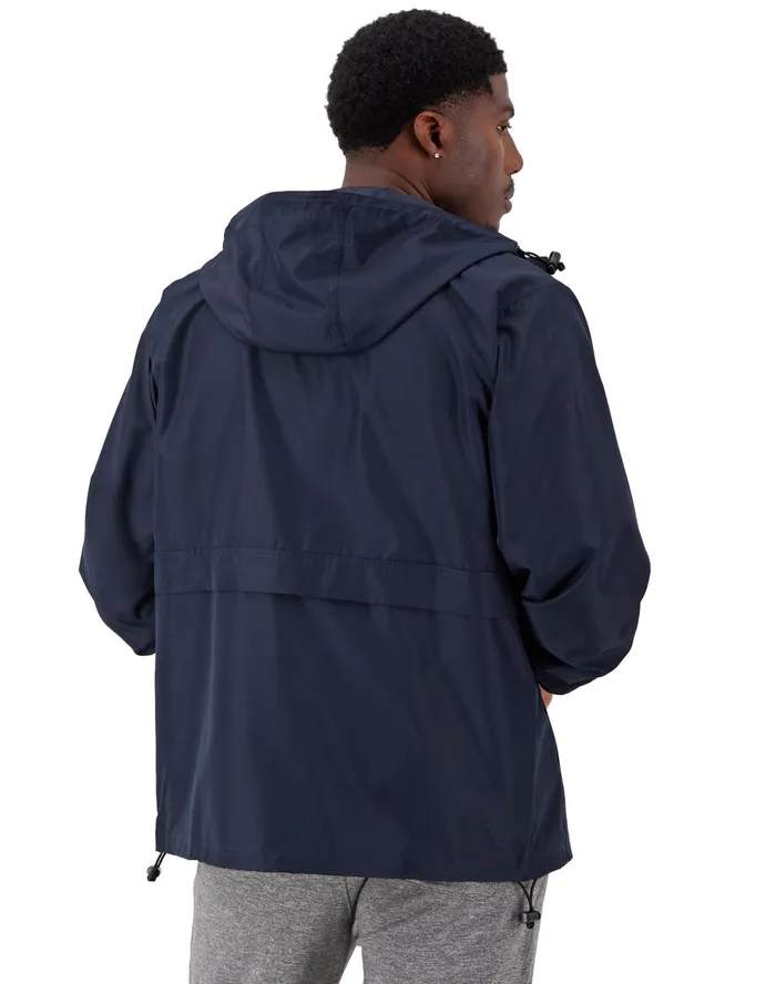 Stadium FullZip Jacket Script Logo Navy Men Champion Jackets
