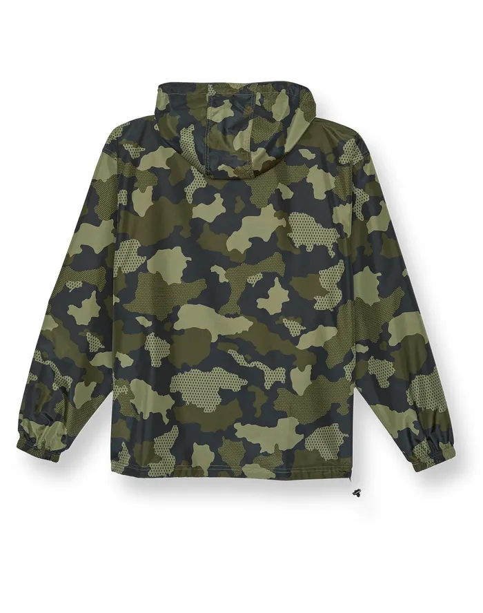 Stadium Packable Jacket Printed Mesh Camo Cargo Olive Men Champion Jackets
