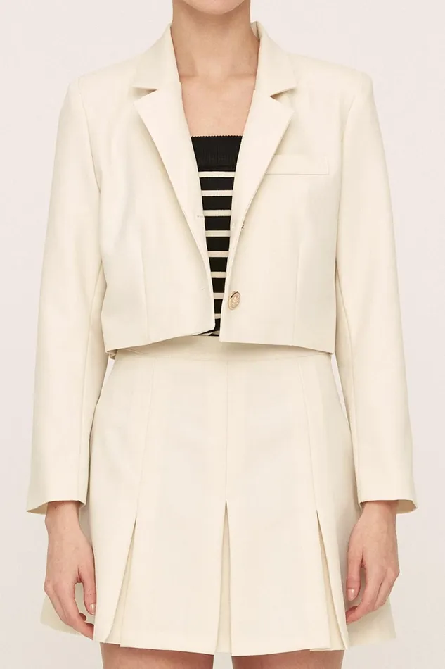 Storets Amelia Cropped Blazer Jacket Women Blazer Storets Amelia Cropped Blazer Jacket Women Blazer