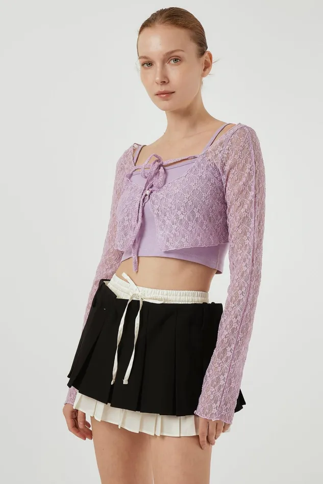 Storets Ava Top and Cardi Set Women Jackets and Coats Storets Ava Top and Cardi Set Women Jackets and Coats