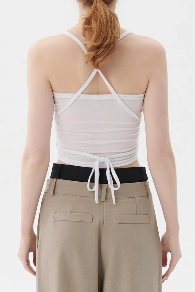Storets Billie Strap Tube Top Women Tops Storets Billie Strap Tube Top Women Tops