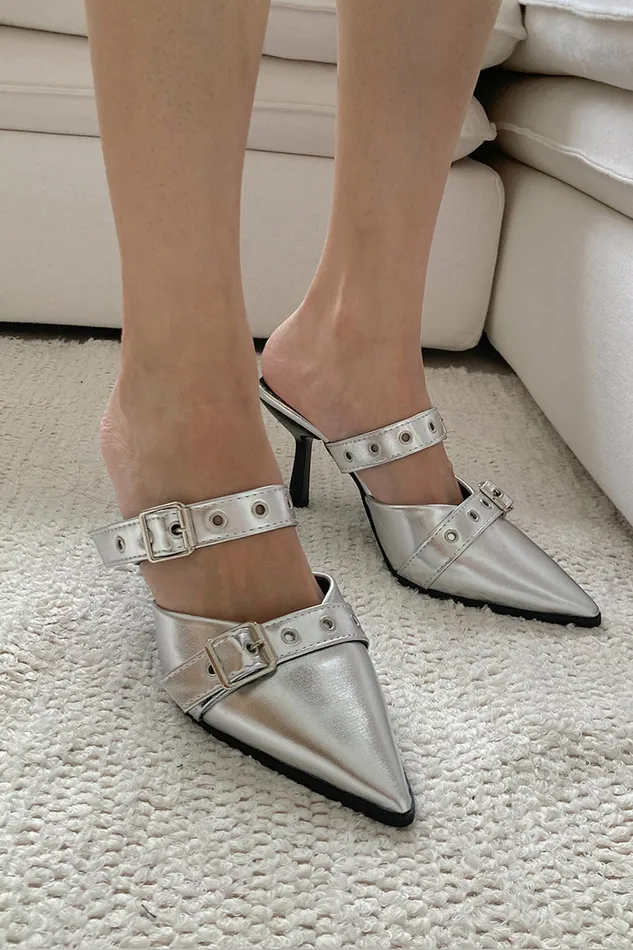 Storets Cathy High Heel Mules Women Shoes