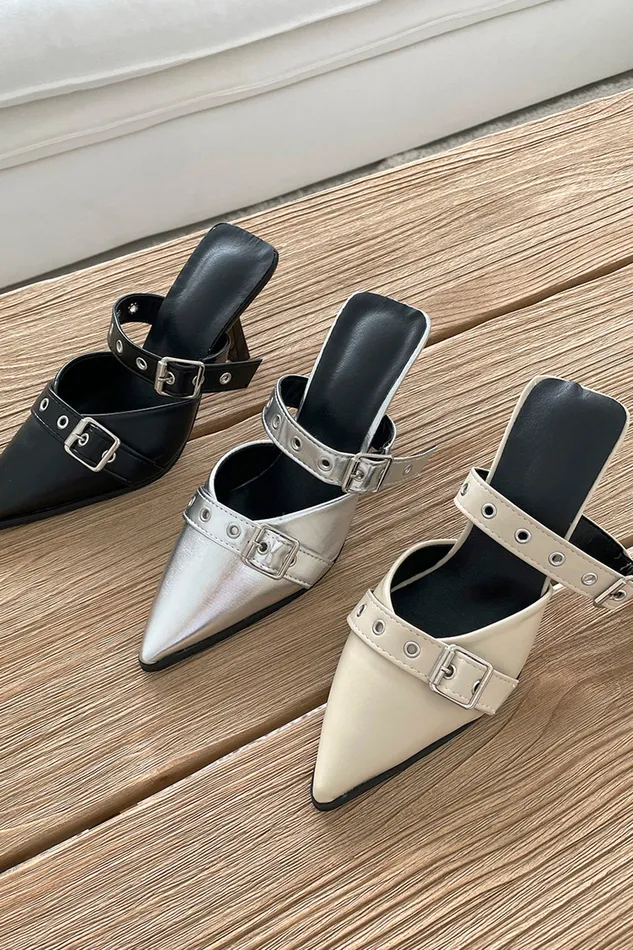 Storets Cathy High Heel Mules Women Shoes