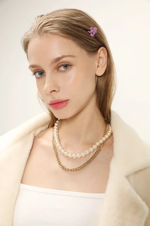 Storets Classic Faux Pearl Necklace Women Jewelry