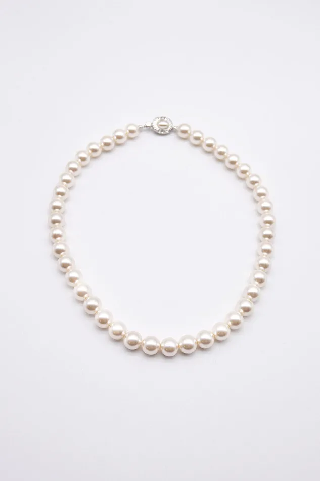 Storets Classic Faux Pearl Necklace Women Jewelry