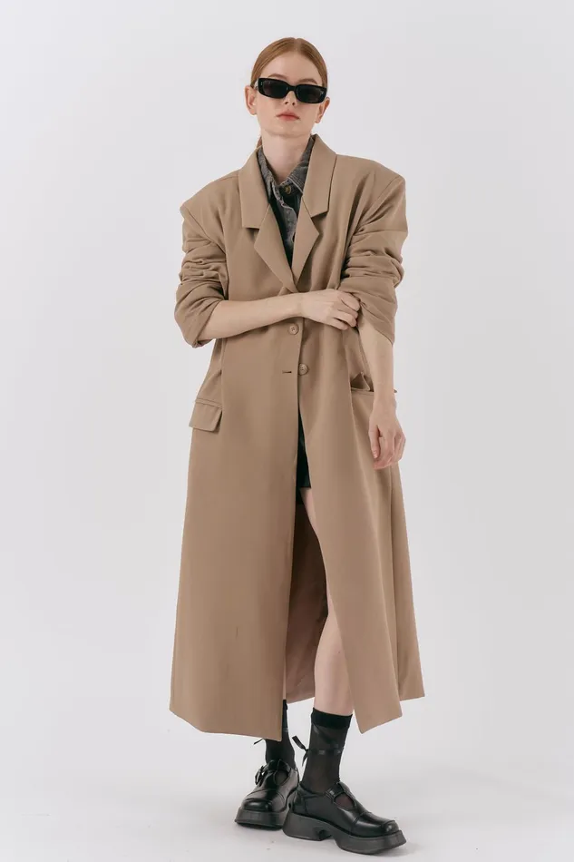 Storets Evie Oversized Coat Women Jackets and Coats Storets Evie Oversized Coat Women Jackets and Coats
