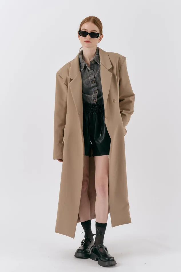 Storets Evie Oversized Coat Women Jackets and Coats Storets Evie Oversized Coat Women Jackets and Coats