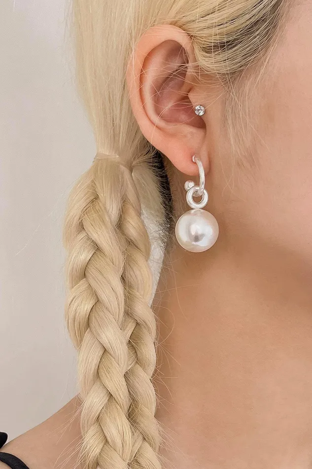Storets Faux Pearl Ringering Earrings Women Jewelry