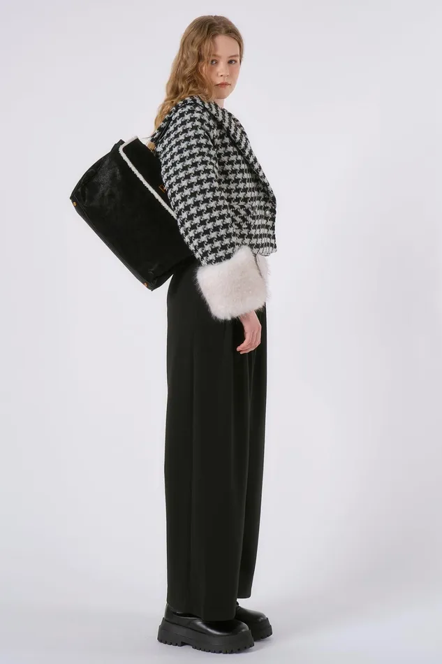 Storets Fuax Shearling Sherpa Bag Women Bags