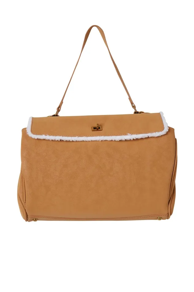 Storets Fuax Shearling Sherpa Bag Women Bags