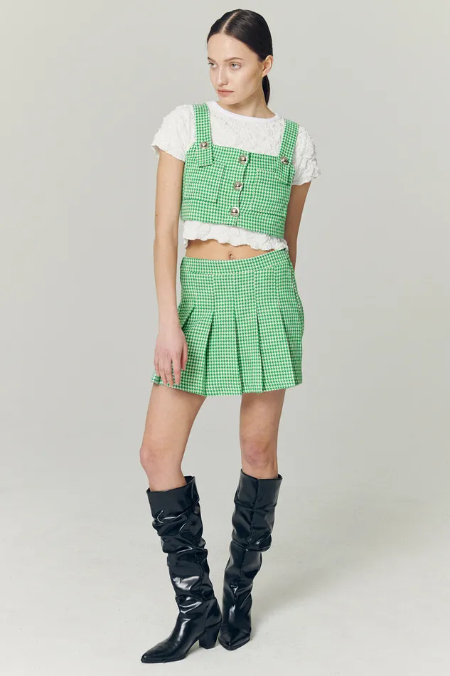 Storets Haley Buttoned Crop Top Women Tops Storets Haley Buttoned Crop Top Women Tops