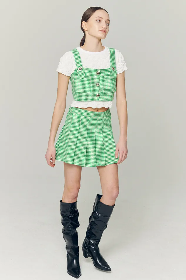 Storets Haley Buttoned Crop Top Women Tops Storets Haley Buttoned Crop Top Women Tops