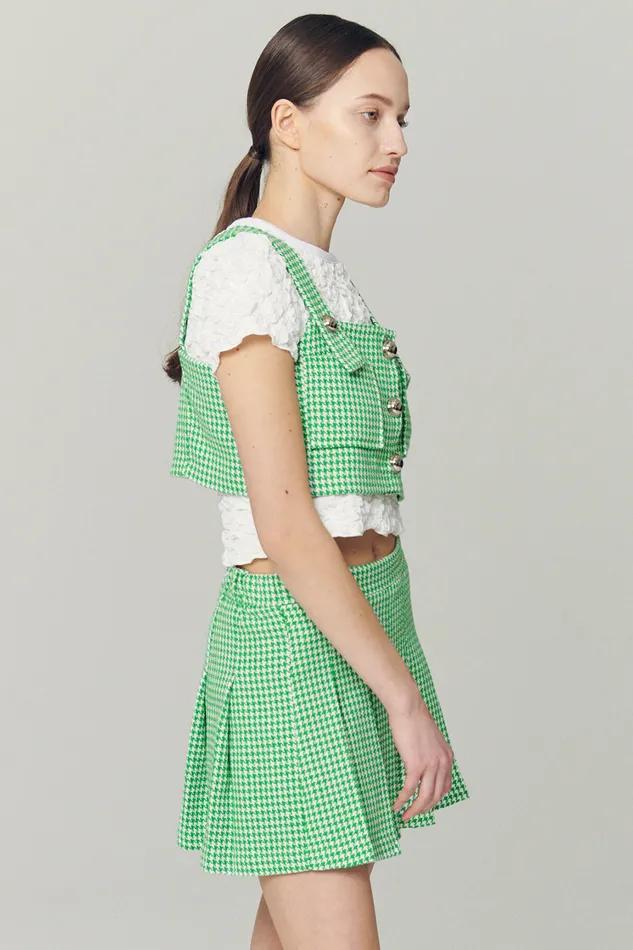 Storets Haley Buttoned Crop Top Women Tops Storets Haley Buttoned Crop Top Women Tops