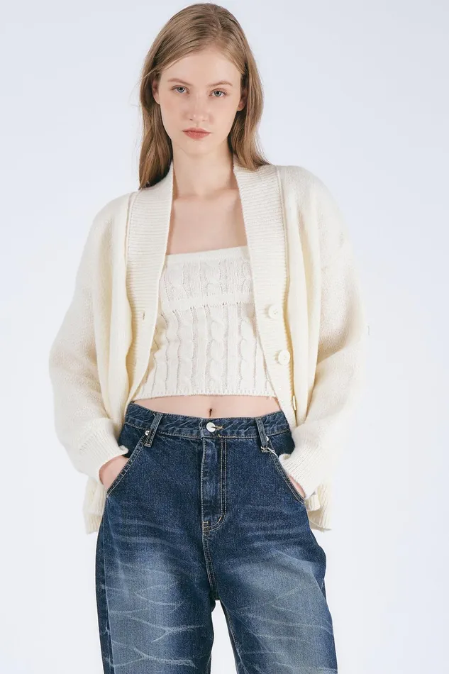 Storets Hallie Knitted Top and Cardi Set Women Sweaters and Knitwears Storets Hallie Knitted Top and Cardi Set Women Sweaters and Knitwears