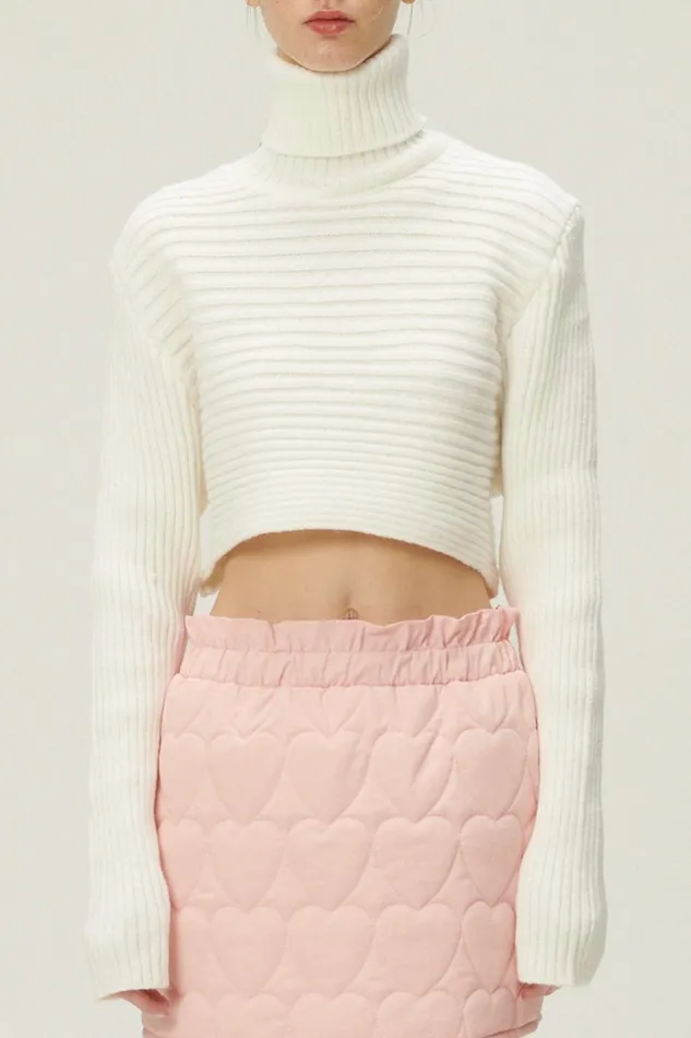 Storets Hannah High Neck Ribbed Sweater Women Sweaters and Knitwears