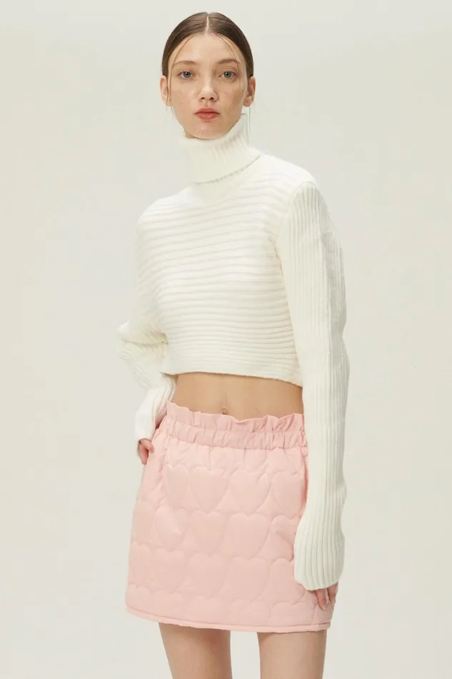 Storets Hannah High Neck Ribbed Sweater Women Sweaters and Knitwears