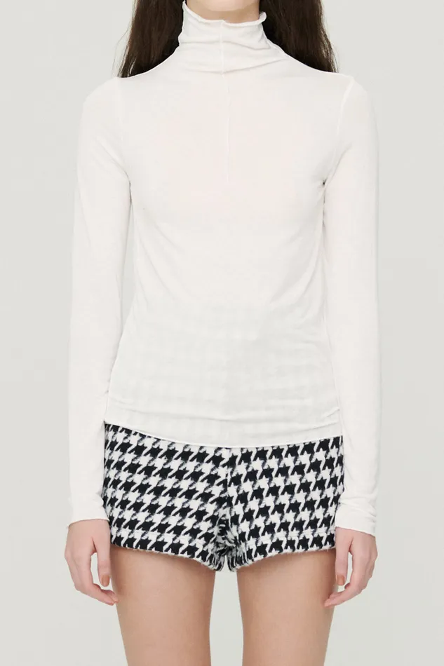 Storets Ivy High Neck Sheer Top Women Tops