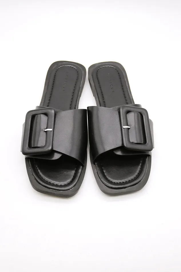 Storets Jamie Buckle Slippers Women Shoes