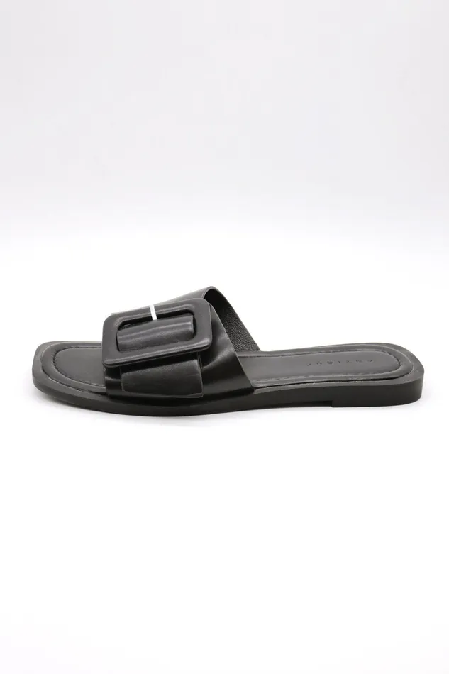 Storets Jamie Buckle Slippers Women Shoes
