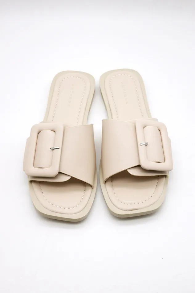 Storets Jamie Buckle Slippers Women Shoes