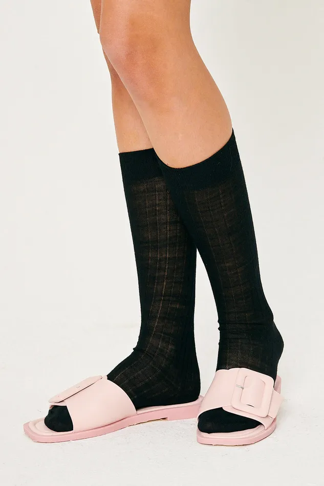Storets Jamie Buckle Slippers Women Shoes