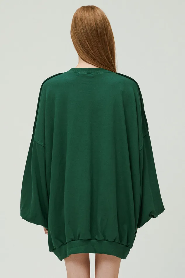 Storets Lexi Oversized SweatshirtDress Women Mini Dresses